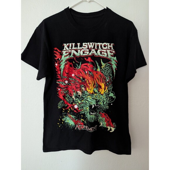 Killswitch Engage Atonement North America Tour 2020 Black T Shirt No Size Tag - Picture 1 of 5